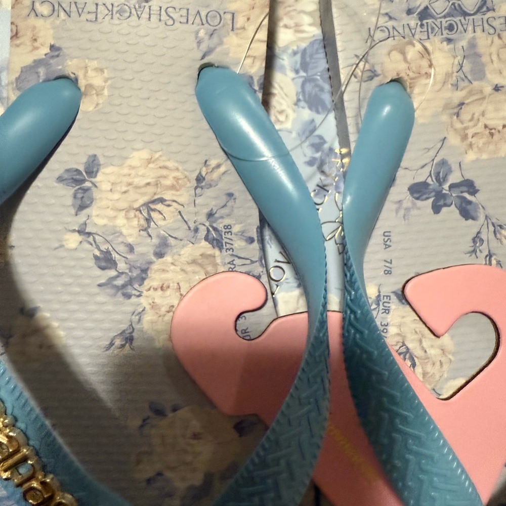 LoveShackFancy Havaianas Sandals size 9/10 - Picture 4 of 5
